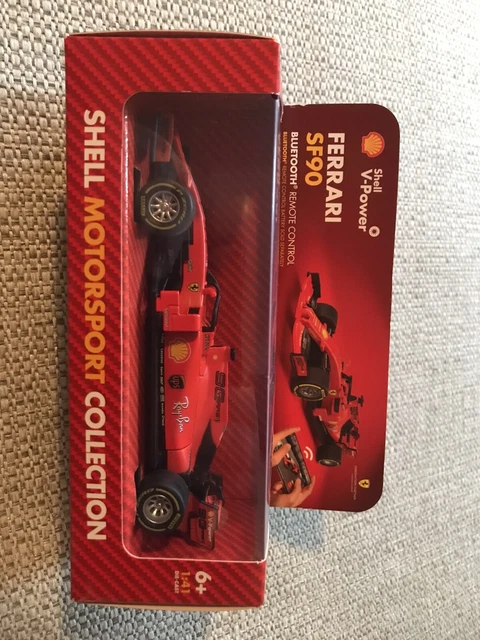 FERRARI SF90 SHELL MOTORSPORT RACING COLLECTION diecast 1:41 bluetooth ...