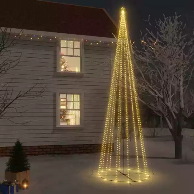 LED Weihnachtsbaum Kegelform Weihnachtsdeko Tannenbaum Lichterbaum vidaXL