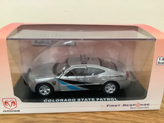 First Response Replica, 1/43 scale Dodge Colorado State Patrol, Police car.