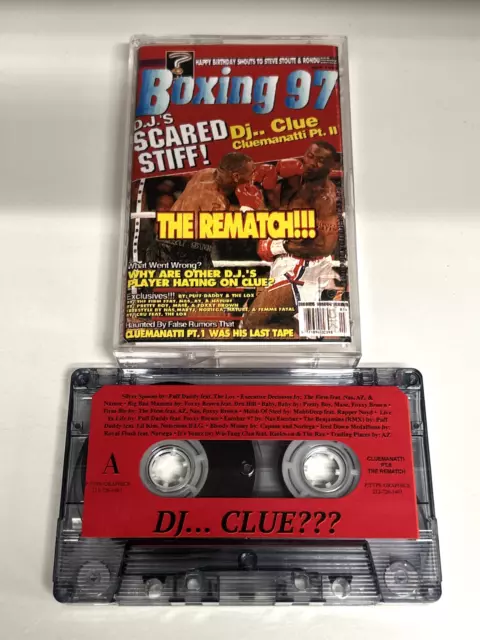 Dj Clue Cluemanatti Pt.2 Ii 90S Original Hip Hop Rap Mixtape Cassette Tape