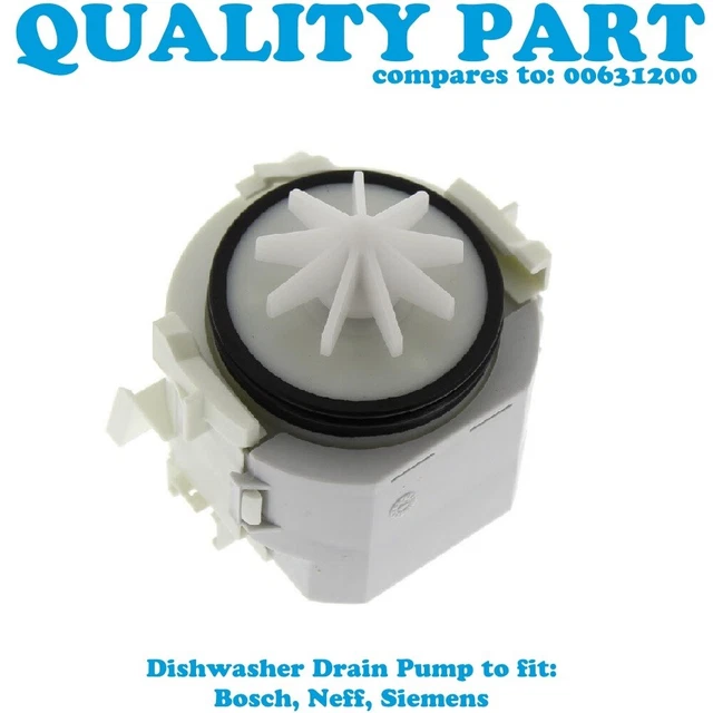 DISHWASHER DRAIN PUMP for BOSCH NEFF and SIEMENS models, equivalent to