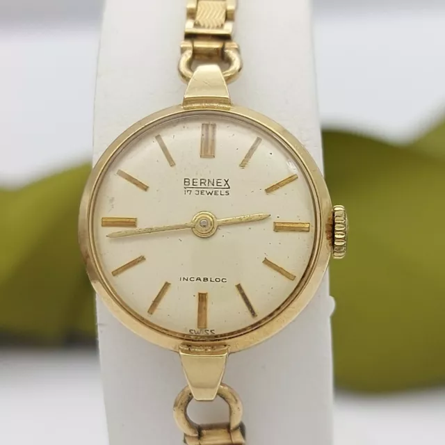 Incabloc discount gold watch