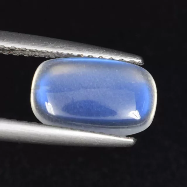 1.54 ct ULTRA RARE BEAUTIFUL AFRICAN NATURAL BLUE MOONSTONE  CABOCHON See Vdo