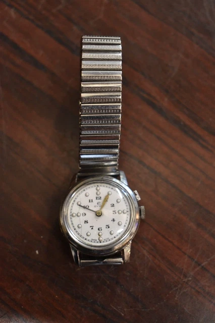 Montre Homme Cyma Vintage - Boîtier Acier Jaune 36mm, Bracelet Acier, Quartz, Fabrication Suisse Années 90