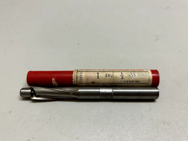 Cleveland Twist Drill No 879 Counterbore 3/16 Pilot Hole