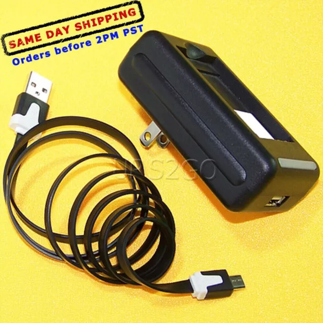 USB/AC Charger Micro USB Cable 3 Feet for Nokia 6682 6600 6620 N-Gage 7600 1100