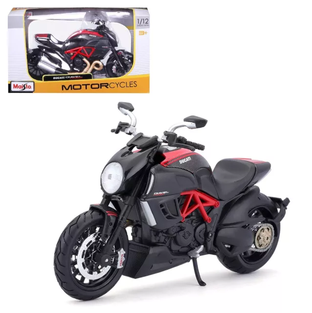 Ducati Diavel Carbon Échelle 1:12 Modèle Moto Métal Maisto Collection