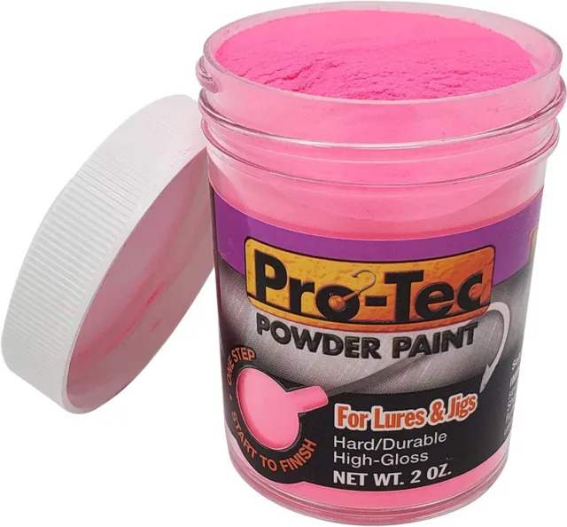 Pro-Tec Powder Paint, CUSTOM COLORS, Color Choice - Jig and spoon Paint 2  oz. 
