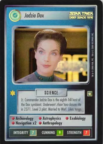 Star Trek CCG 1E Reflections JADZIA DAX NM/MINT