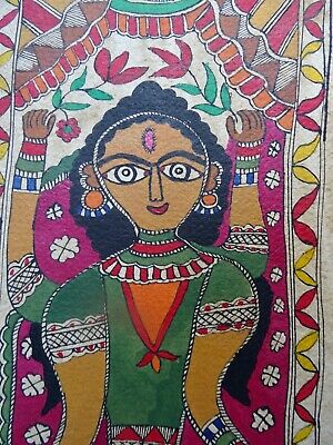 Madhubani Mithila Bihar Peinture Traditionnelle Inde Painting India