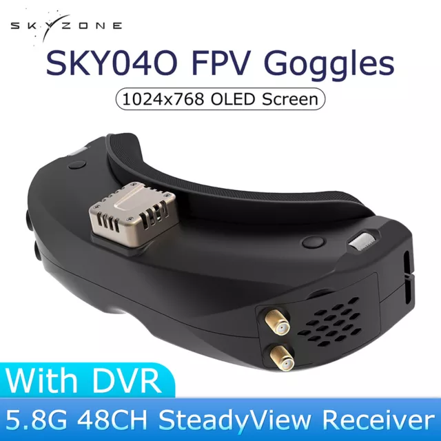 FPV Goggles SKYZONE SKY04O OLED Digital Brille 60FPS DVR 5,8GHz 48CH Empfänger