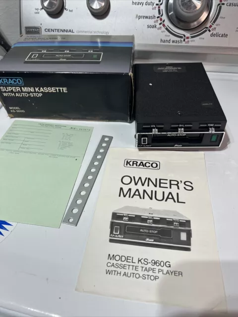 KRACO SUPER MINI Cassette Player Auto-Stop Model KSC-960 New UNOPENED Vinta  G2 $25.49 - PicClick