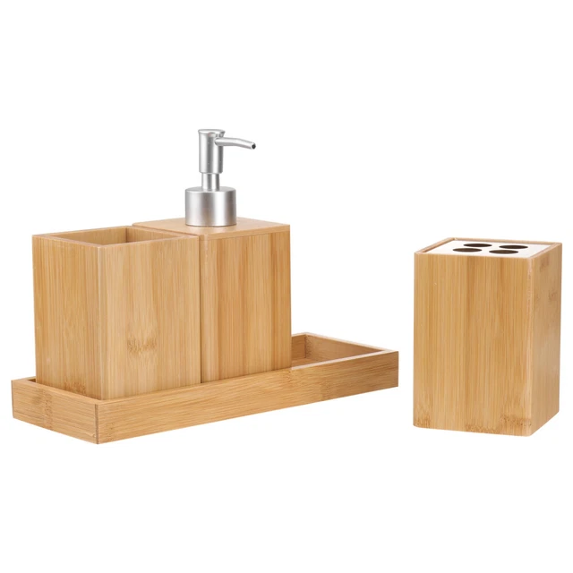 4 piezas Traje de baño Juego Accesorios de baño Juego Accesorios de baño