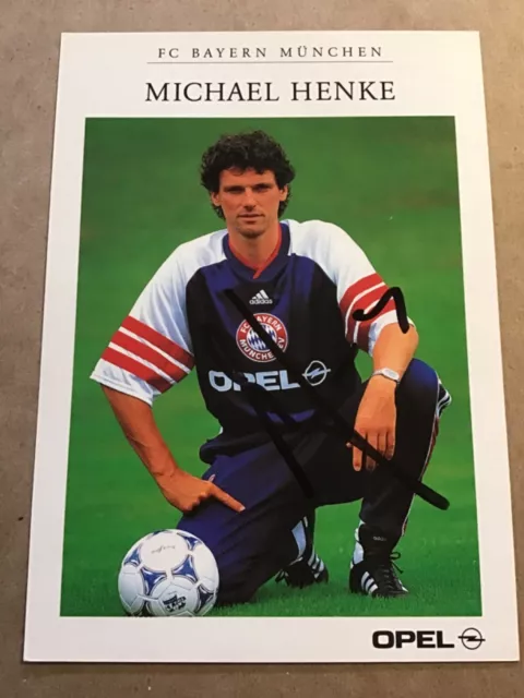 Michael Henke, Germany 🇩🇪 FC Bayern München 1998/99 hand signed