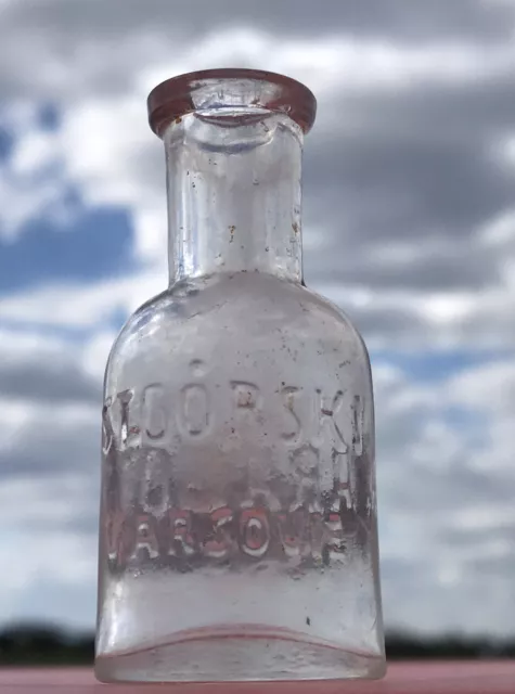 Shabby Chic Clear Vintage Glass Bottles Set - (5 Pack, Assorted Designs), Size: 5XL Bottle Set