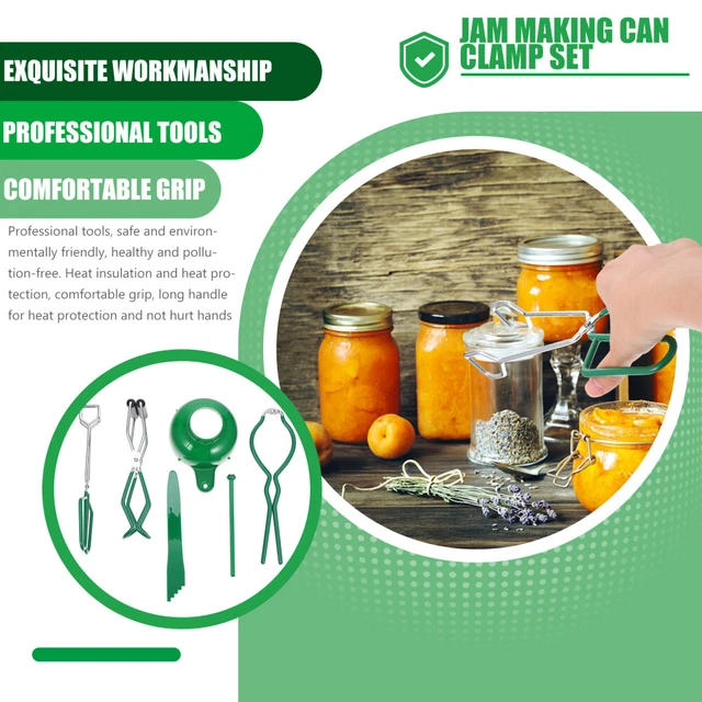 PLASTIC CANNING TONGS Lid Lifter Jam Making Supplies £21.85