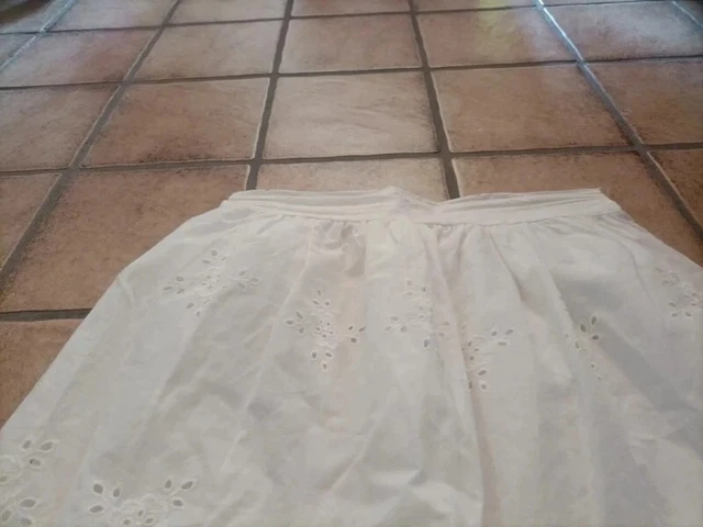 jupe broderie anglaise