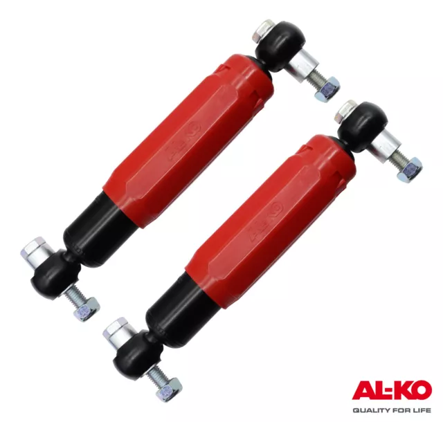 2x AL-KO Alko Octagon Radstoßdämpfer rot 2000/3500kg 2 Stück Set Anhänger Achse