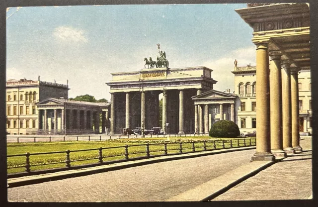 AK aus Berlin Brandenburger Tor gelaufen