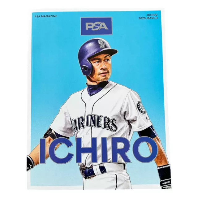 ICHIRO SUZUKI March 2023 PSA MAGAZINE Volume 15 Base MLB Seattle Mariners