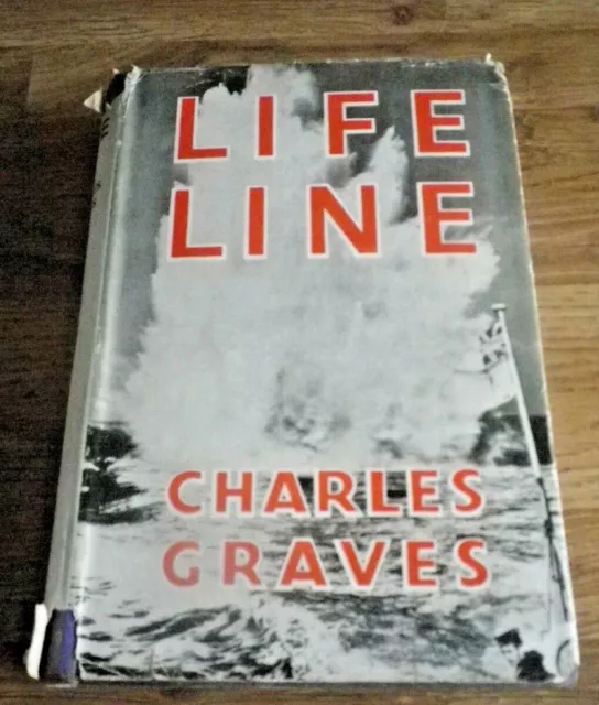 Life Line by Charles Graves Hardback Book 1941 Royal Navy in World War II