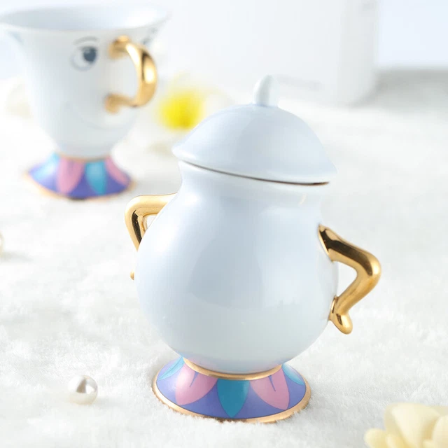 BEAUTY AND THE Beast Tea Set Gift Teapot Mrs Potts Pot Chip Cup Mug