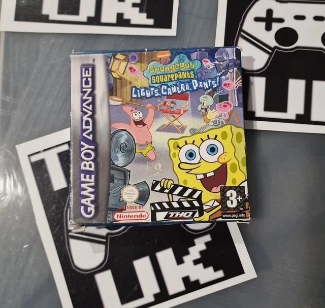 SPONGEBOB SQUAREPANTS LIGHT Camera Pants Used Gameboy Advance In
