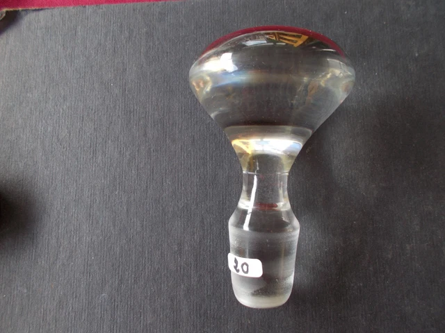 Lot de 3 décanteurs gravés avec verres à rochers