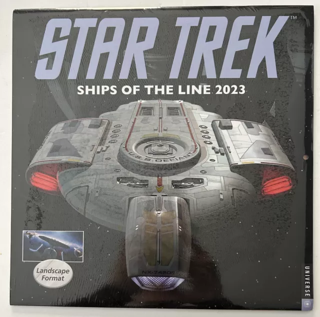 Star Trek Ships of the Line 2023 Calendar - NEW & SEALED By POCKET BOOKS