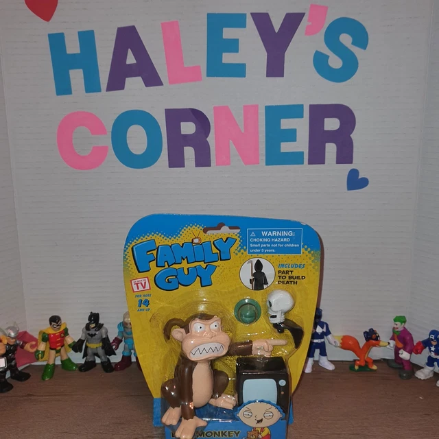 Family Guy As Seen On TV Evil Monkey Figure w/ Create-A-Figure Death SEALED