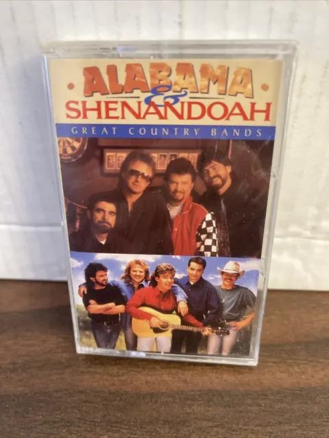 Alabama & Shenandoah Great country Bands Cassette ( Sealed New)