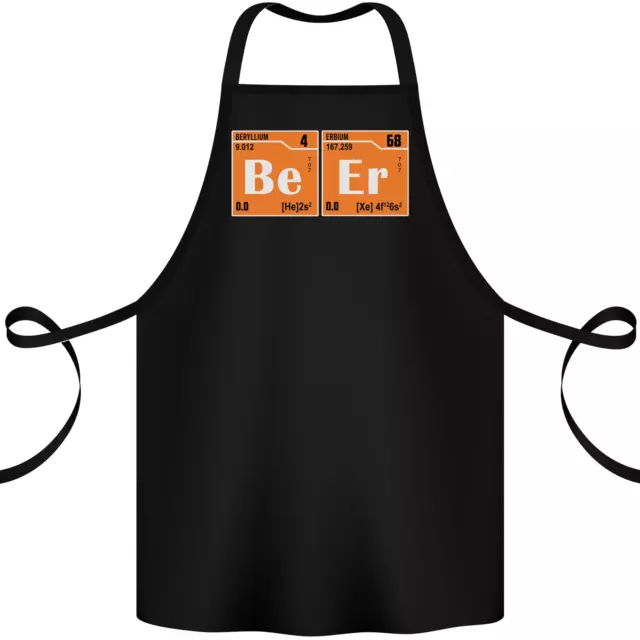 Beer Periodic Table Chemistry Geek Funny Cotton Apron 100% Organic