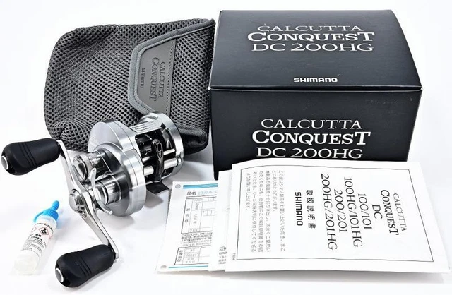SHIMANO 20 Calcutta Conquest DC 200HG Baitcast Reel #227