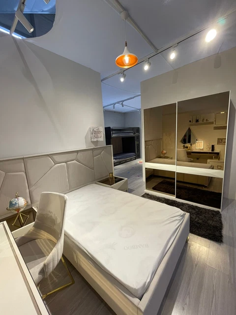 Armario habitación juvenil armario espejo estilo italiano