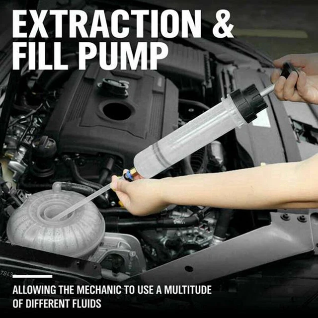 Estrattore Fluido Olio Auto Pompa Sifone Freno Siringa Fluido Pompa Auto Manuale Su H1T6