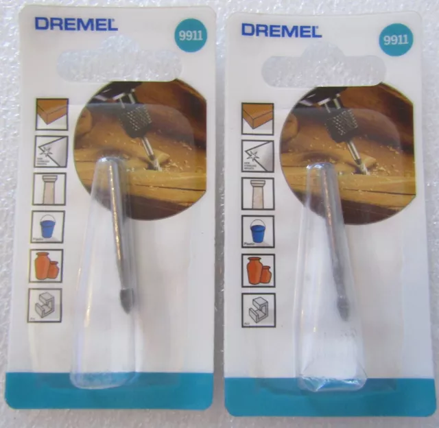 Genuine Dremel 9911 - Tungsten Carbide Pine Cone Cutter 3.2mm (Qty 2)