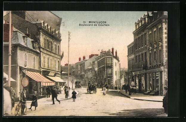 CPA Montlucon, Boulevard de Courtais