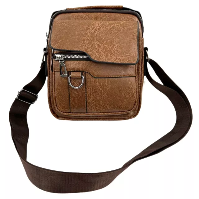 Tasche Damen Herren Umhängetasche Flugbegleiter Sport Crossbody Kunstleder 22602