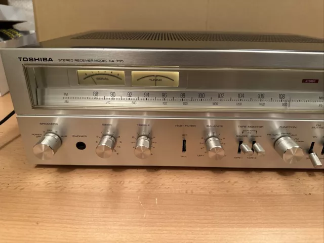 Toshiba SA-735 Stereo Receiver 2