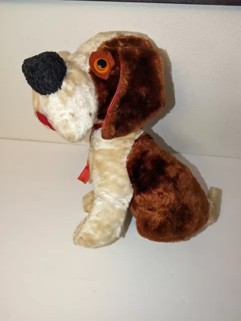 Vintage 1950s My Toy Stuffed St Bernard Plush Dog