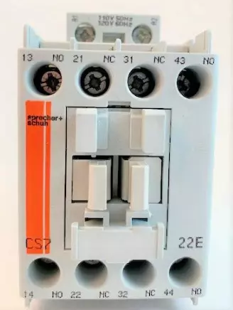 Sprecher + Schuh CS7-22E 25 Amp 600 VAC 3 Phase Control Relay