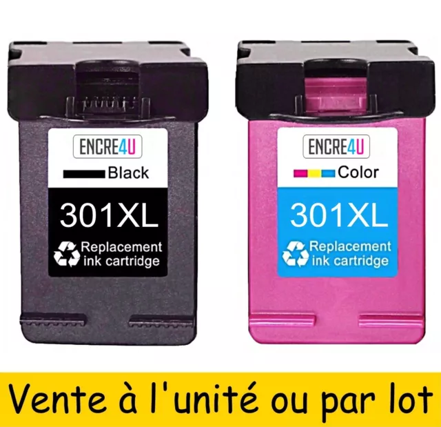 ENCRE4U - Cartouches d'encre compatibles avec HP 301 XL DeskJet Envy OfficeJet