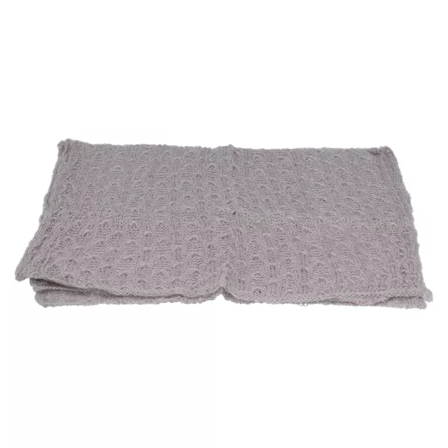 (Grey)Baby Photography Wrap Multiple Colors Skin Friendly Soft Healthy Infant