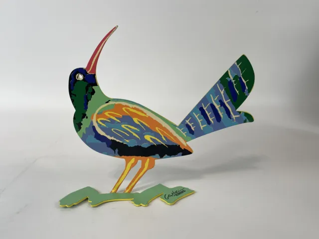 David Gerstein Arte Ganador Pájaro Metal Escultura Corte Láser Acero Envío Gratuito