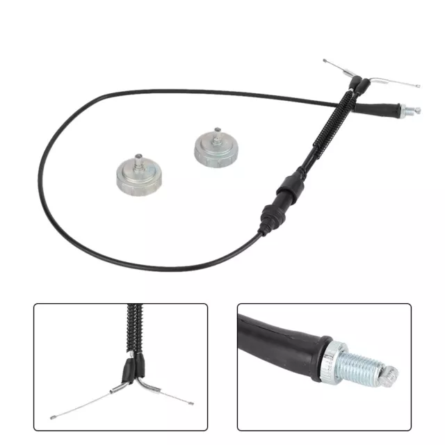 Motorcycle Throttle Cable Kit Throttle Cable With Carburetor Cover Kit Repl