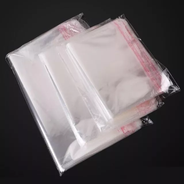 Bolsas transparentes para violonchelofán plástico exhibición de tarjetas OPP autoadhesivas bolsa de sellado de exfoliación