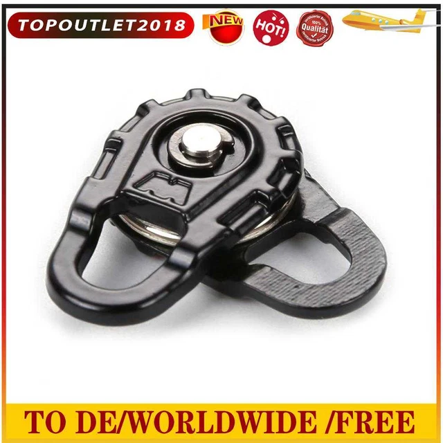 Snatch Block Black Rescue Winch Pulley Off Road Car for 1/10 RC Crawler Car Part