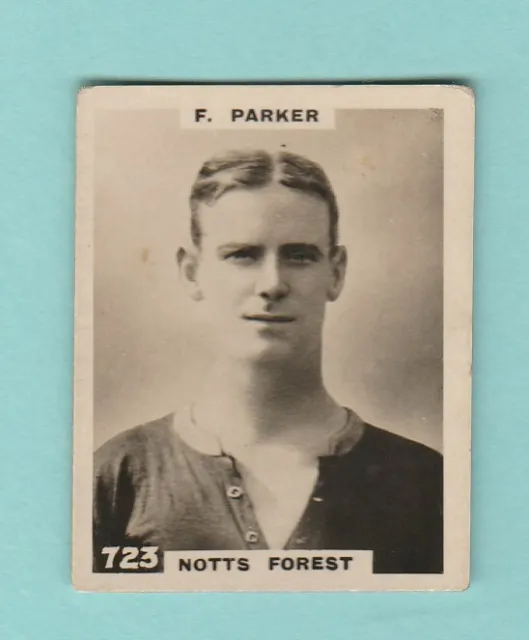 Football - Phillips Pinnace - Card No. 723 -  Parker  Of  Notts  Forest -  1922