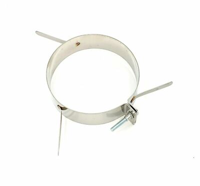 CANNA 2.3in Acciaio Inox Stove Pipe Camino Canna Fumaria Rigido Fornello 20-40cm 
