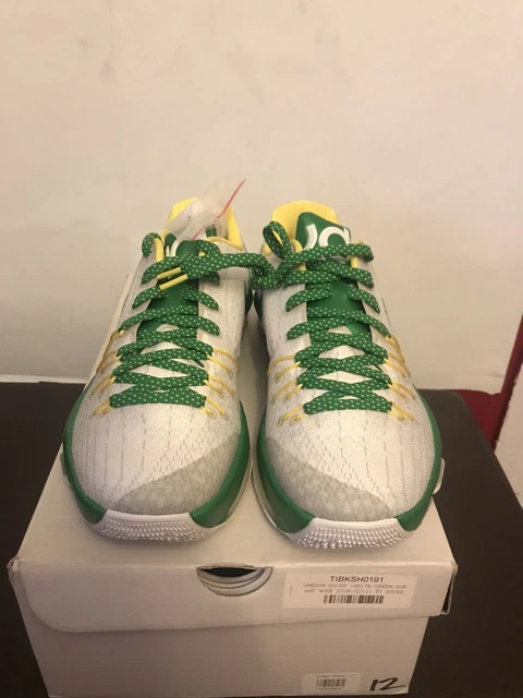 NIKE KD 8 Oregon Ducks Promo Size 12 White Apple Green  display picture 3